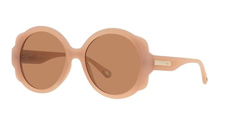 chloe ch0120s|Chloé CH0120S 55 Brown & Beige Sunglasses.